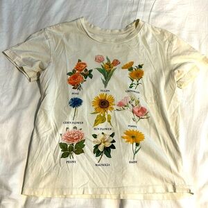 Flower tshirt